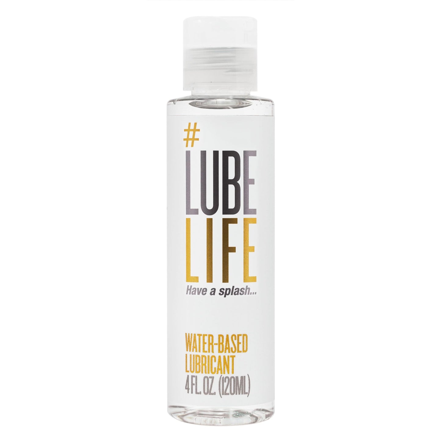 Lube Life Water-Based Personal Lubricant, Lube for Men, Women and Couples, Non-Staining, 8 Fl Oz