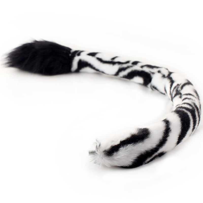 Detachable Ponytail Artificial Hair with Anal Plug – Versatile Adult Play Accessory