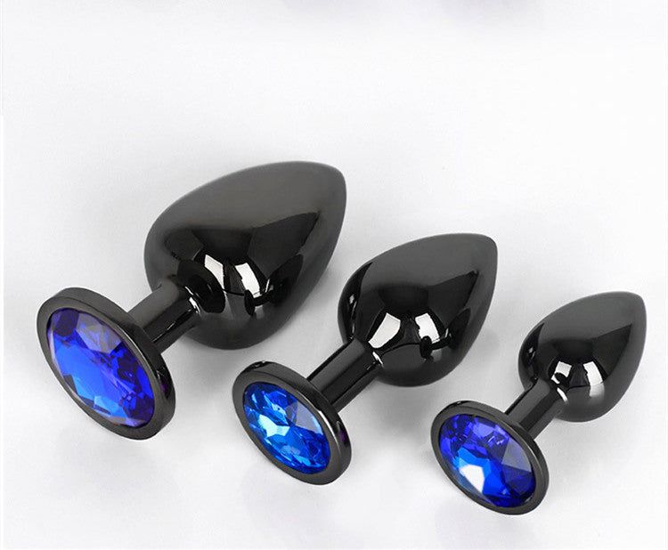 Gunmetal Round Metal Relaxation Tool – Aluminum Alloy for Hemorrhoid Relief