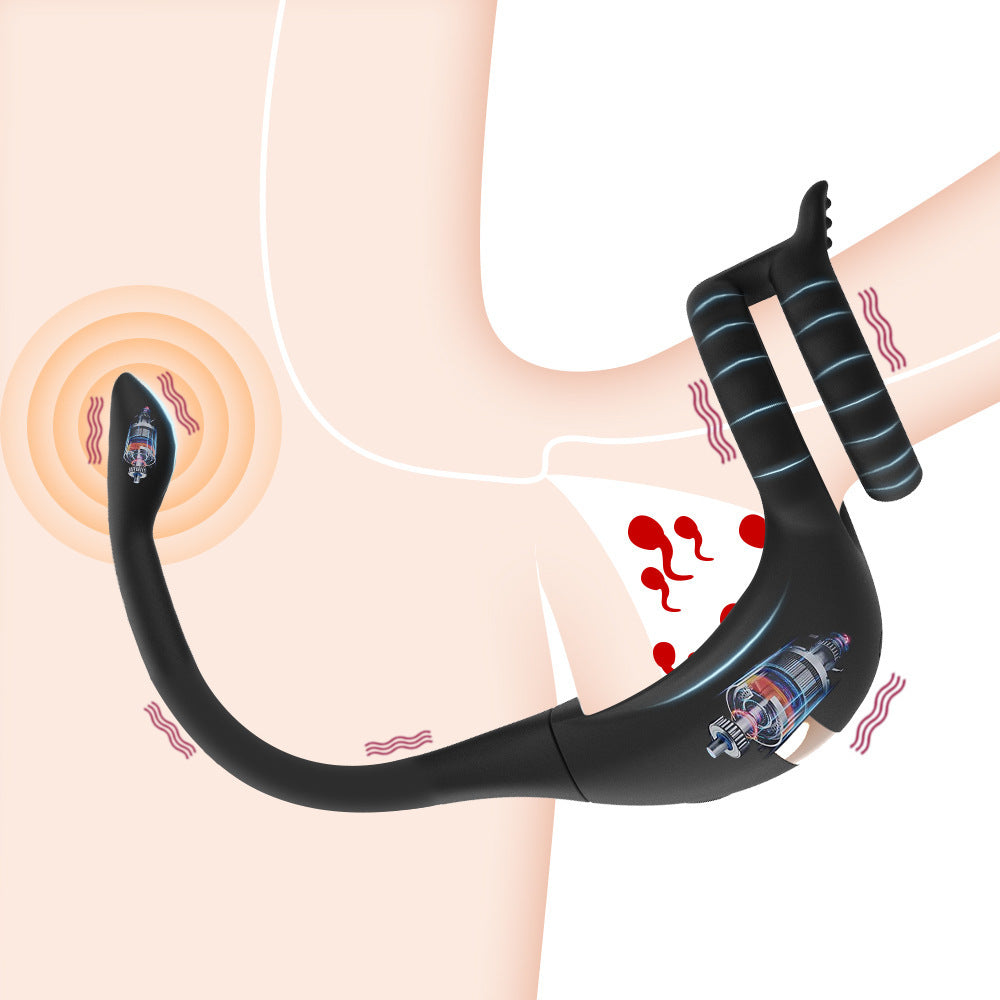 APP Remote Control Double Ring Silicone Butt Plug – Versatile Pleasure Device