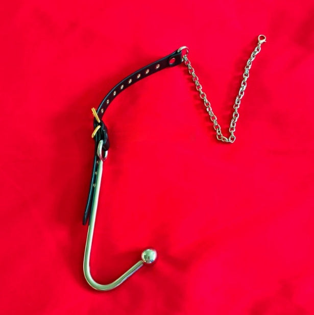 Stainless Steel Forced Head-up Anal Hook – Court Punishment Prop