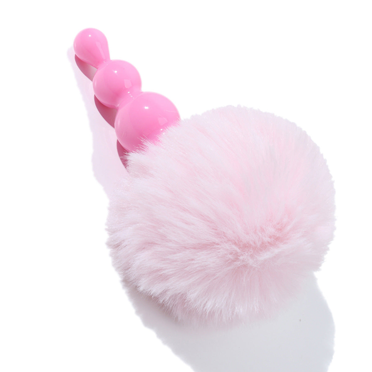 Women's Small Pagoda Thread Silicone Toy – Black and Pink, Compact Sex Toy