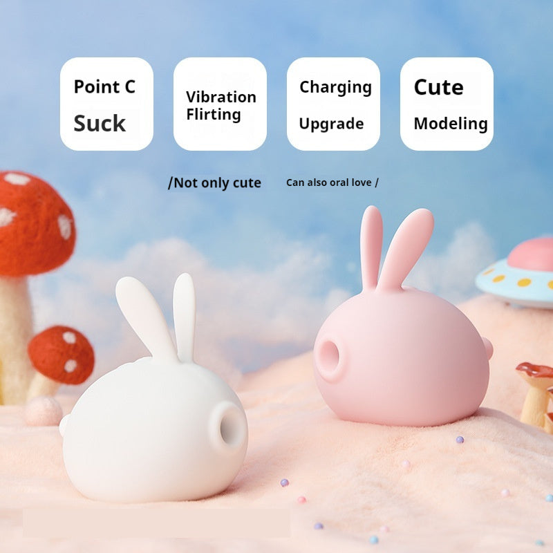 KK Rabbit Sucking Massager – Electric Female Toy with 10 Vibration Modes