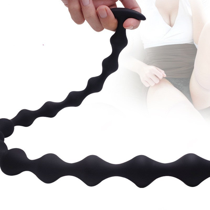 Silicone Long Pull Beads 58CM Soft Device