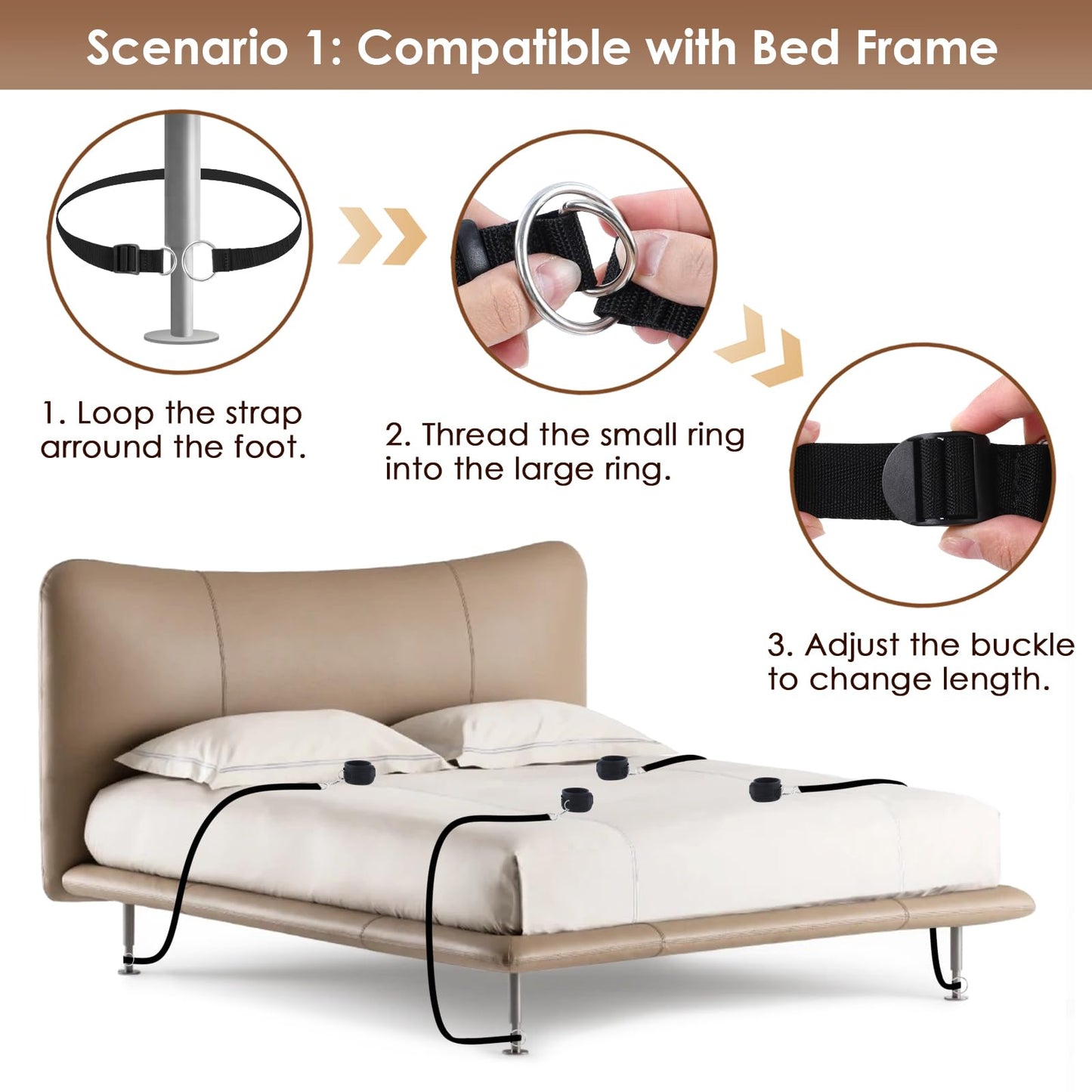 Sex Bondage Restraints BDSM Toys Set 13PCS, Bed Restraints BDSM Kit incl Sex Straps Cuffs Paddle Blindfold Nipple Clamps, Bondage Gear & Accessories Adult Couples Sex Toys for Men Women Sex Games