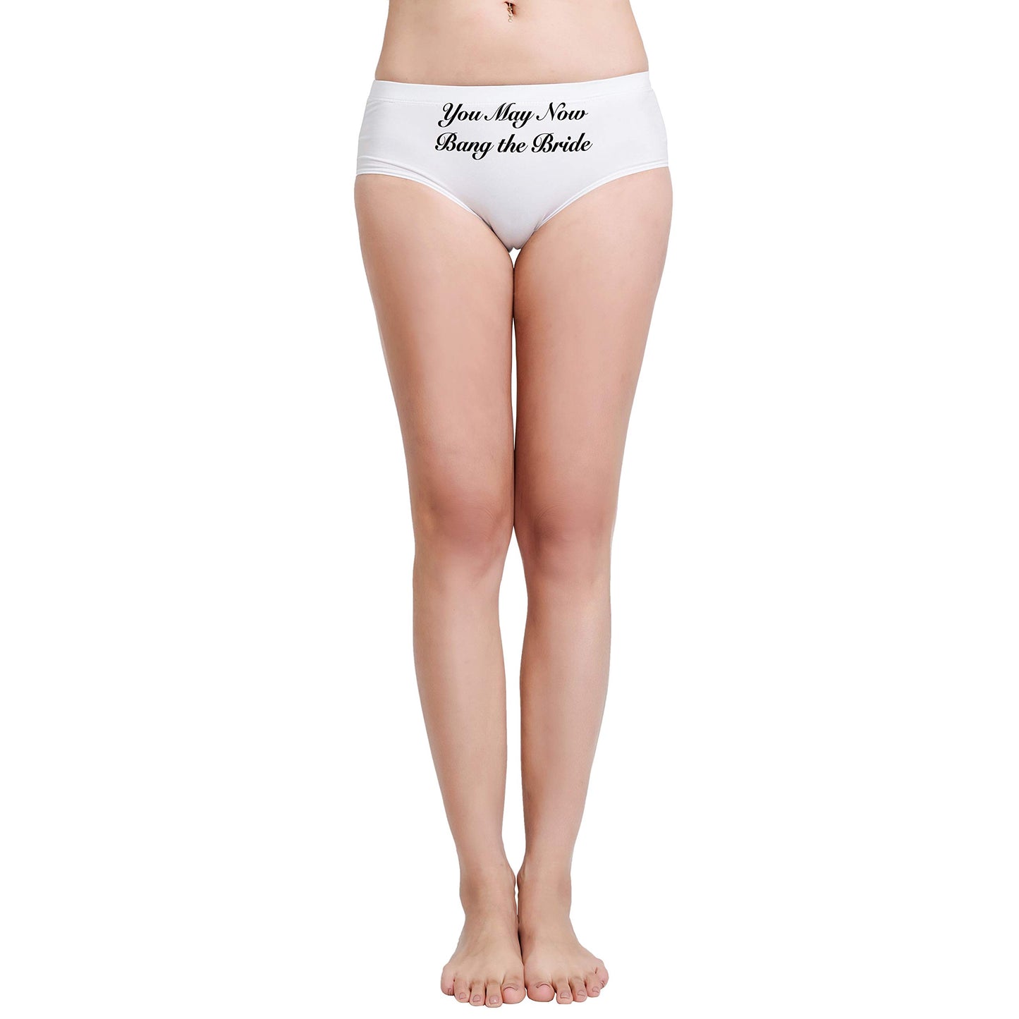 AWESOMETIVITY Bachelorette Bride Hipster Panties- Bridal Lingerie Gifts, XS-XXL