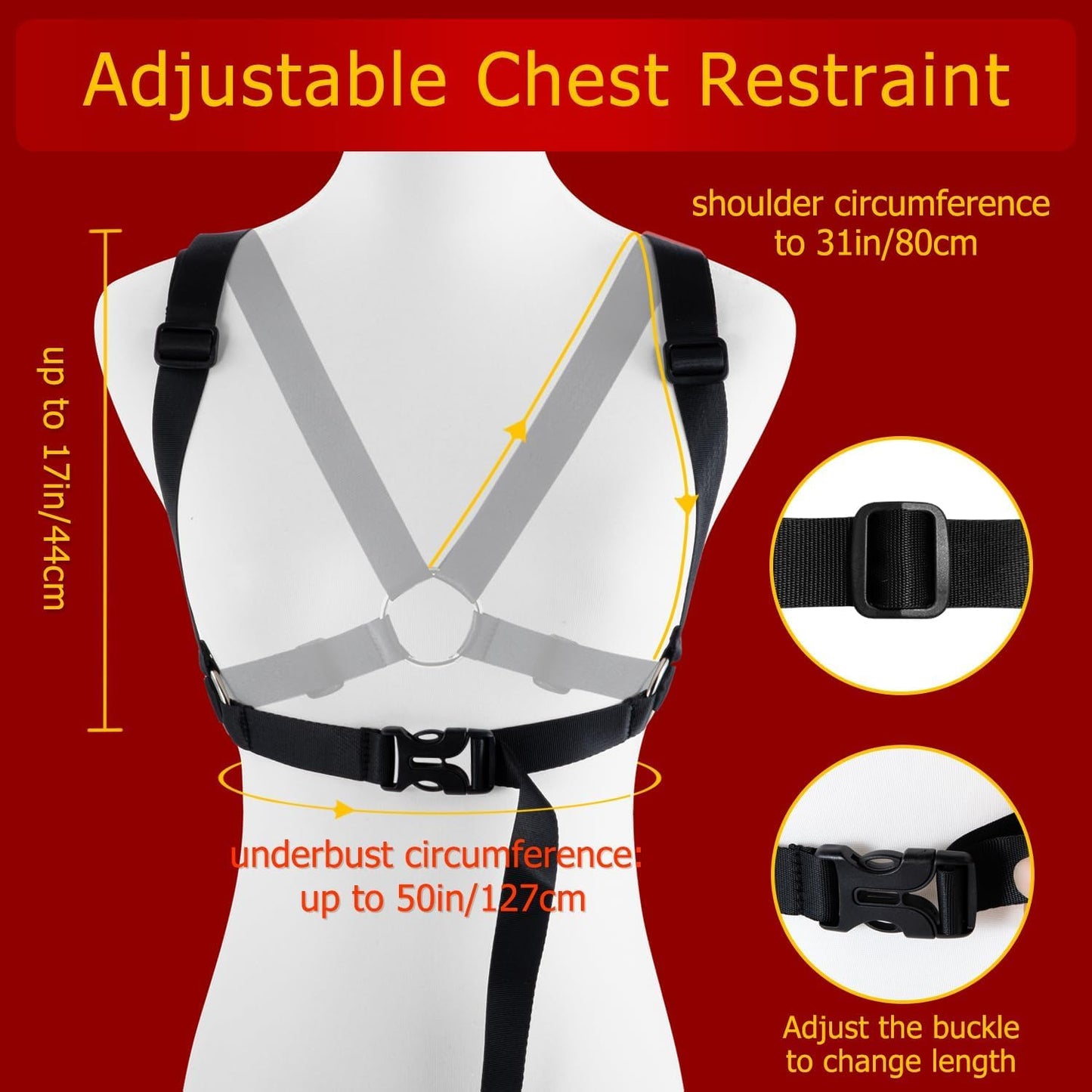 Sex Toys Bondage Restraints BDSM Kit 7PCS Sets, BDSM Toys Adjustable Chest Restraints, Handcuffs Ankle Cuff Sex Straps, Bondage Gear & Accessories Adult Sex Toys for Couples Men Women Games