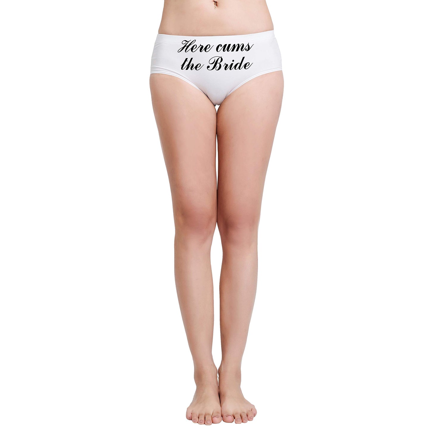 AWESOMETIVITY Bachelorette Bride Hipster Panties- Bridal Lingerie Gifts, XS-XXL