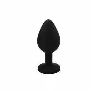 Silicone Anal Plug Set with Colorful Diamond Base - Variety of Sizes and Colors