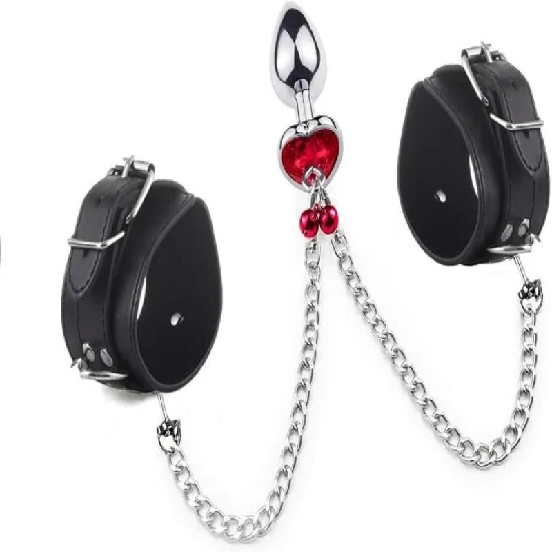 Plush Handcuffs - Soft Bondage and Discipline Toy for Playful Restraint