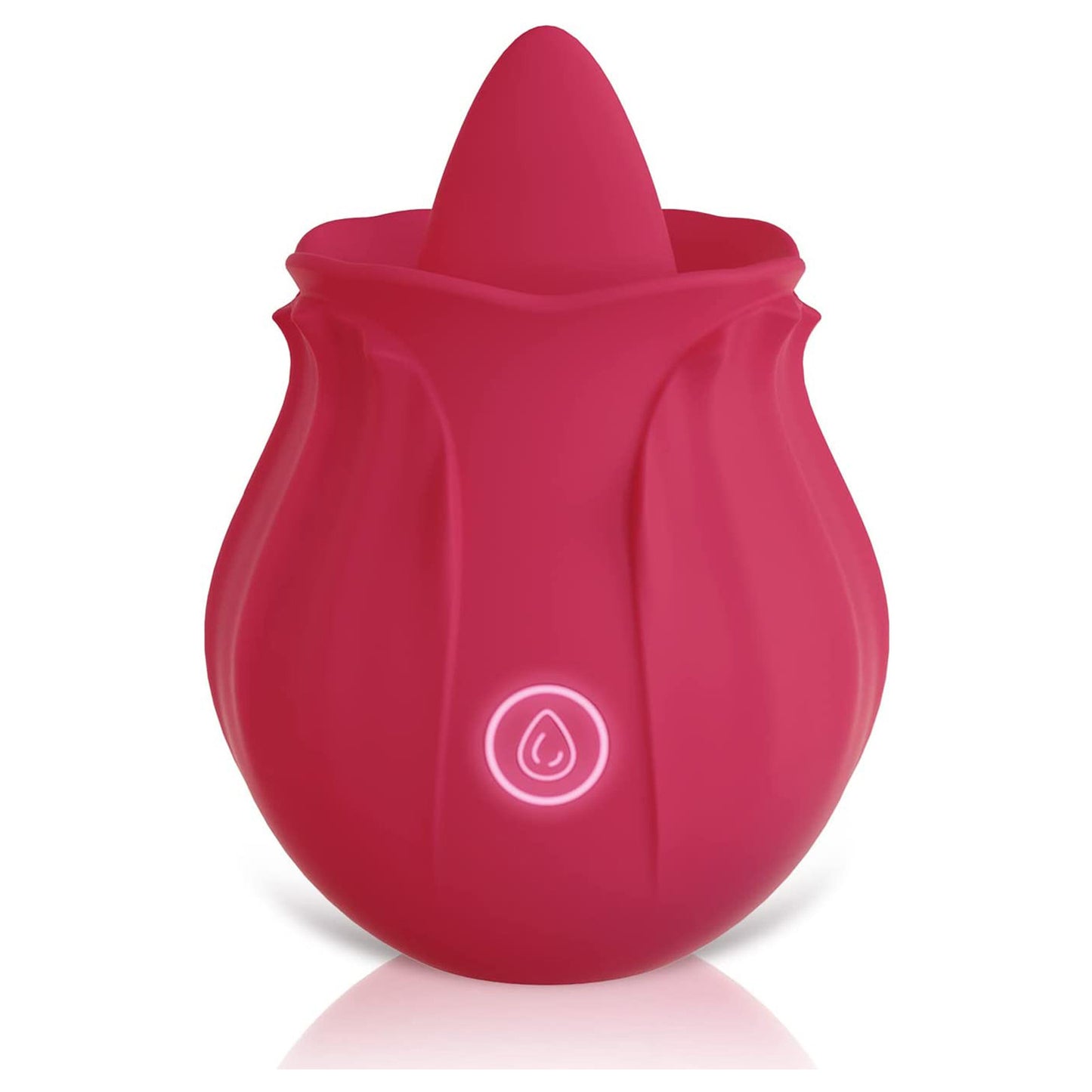 Rechargeable Rose Toy with Tongue Licking Function