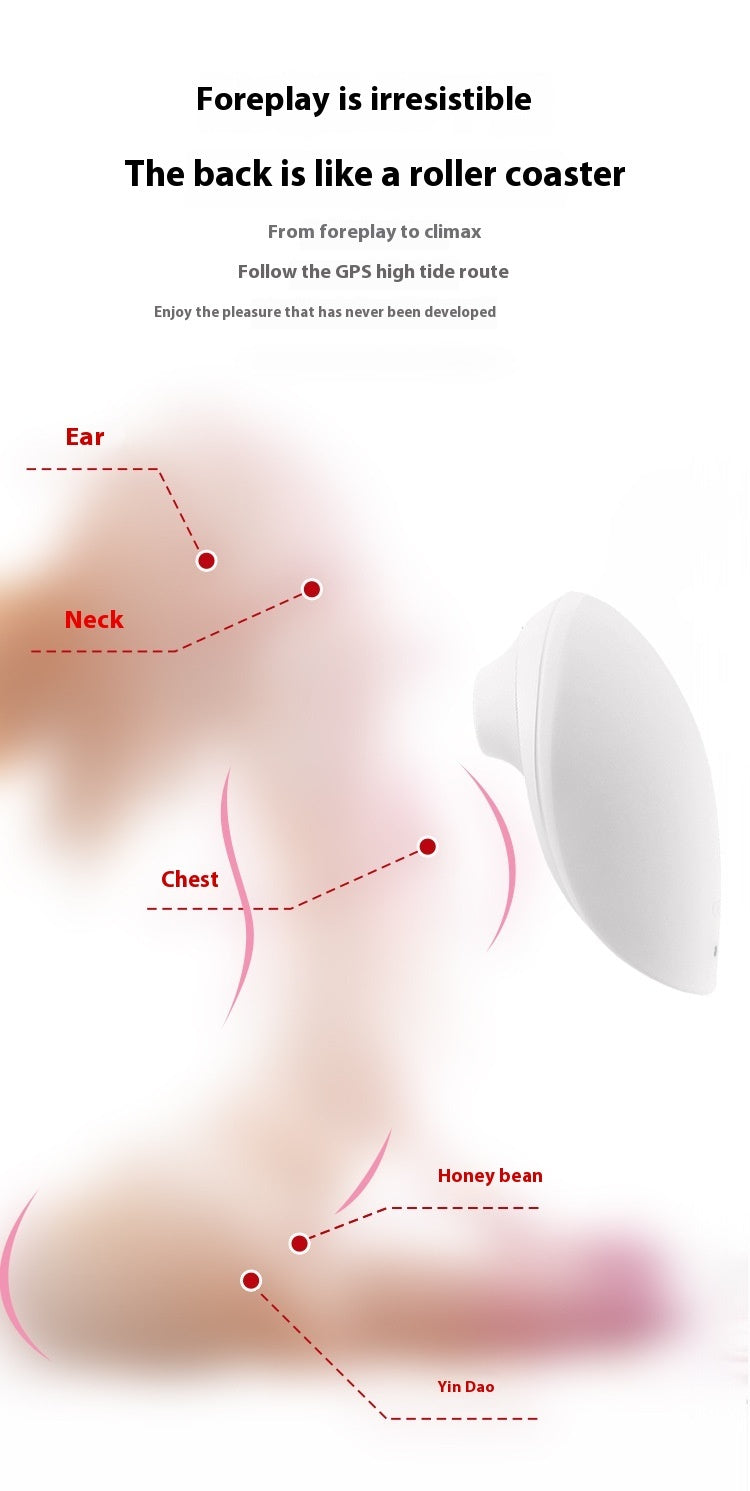 Women's Rechargeable Silicone Vibrating Toy - White