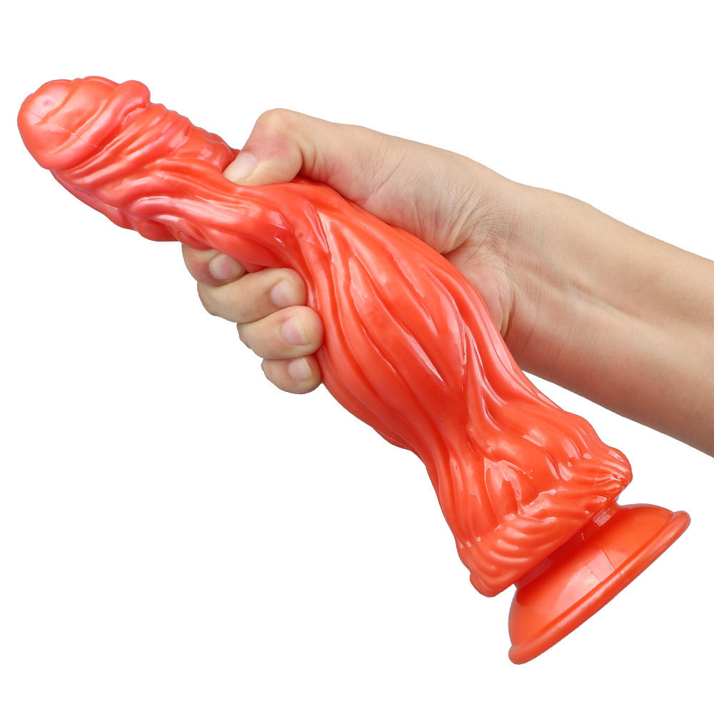 Pearl Color Animal Modeling Crocodile Penis - Women's Daily Necessities, TPE Material, 26.7cm