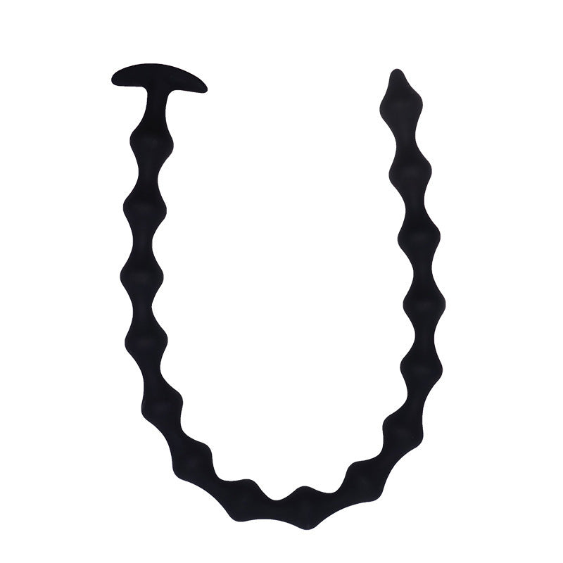 Silicone Long Pull Beads 58CM Soft Device