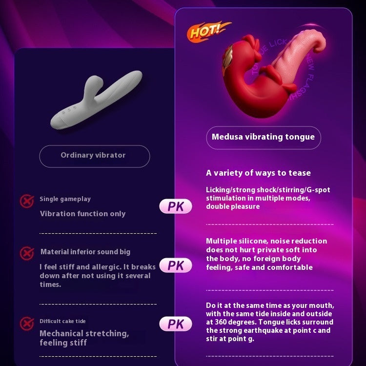 Powerful Silicone U-Shaped Vibrator – Intense Swing Motion for Ultimate Stimulation