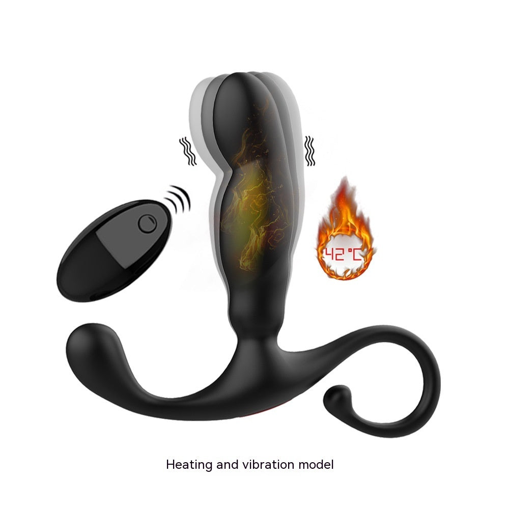 Rechargeable Black Warrior Silicone Vibration Massager – Remote Control & Heating Options