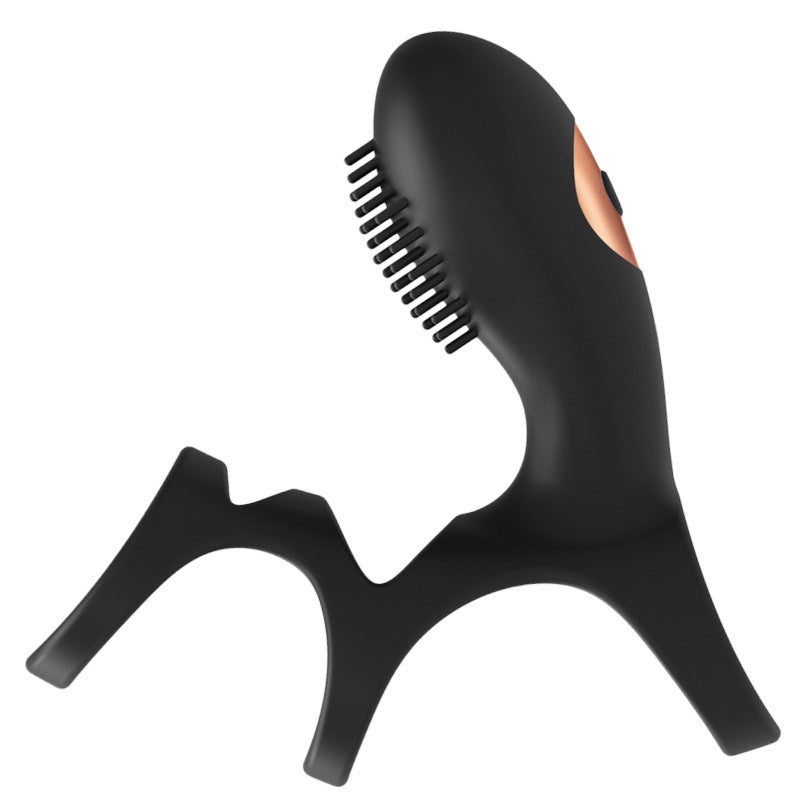 Wearable Male Vibration Ring with Remote Control – USB Rechargeable Silicone Ring