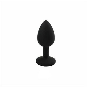 Silicone Anal Plug Set with Colorful Diamond Base - Variety of Sizes and Colors