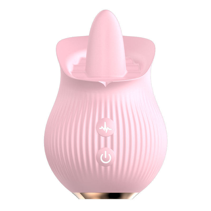 Rose Suction Telescopic Vibrator – Multi-Function Pleasure for Women