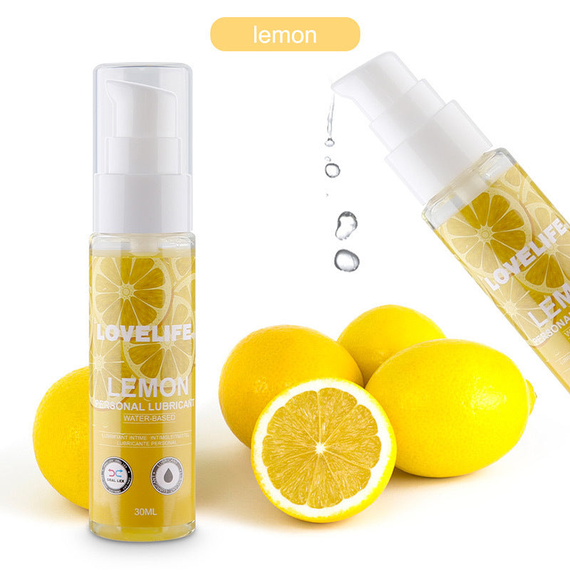 Fruity Water-Soluble Body Lubricant – Strawberry, Mint & Lemon Flavors