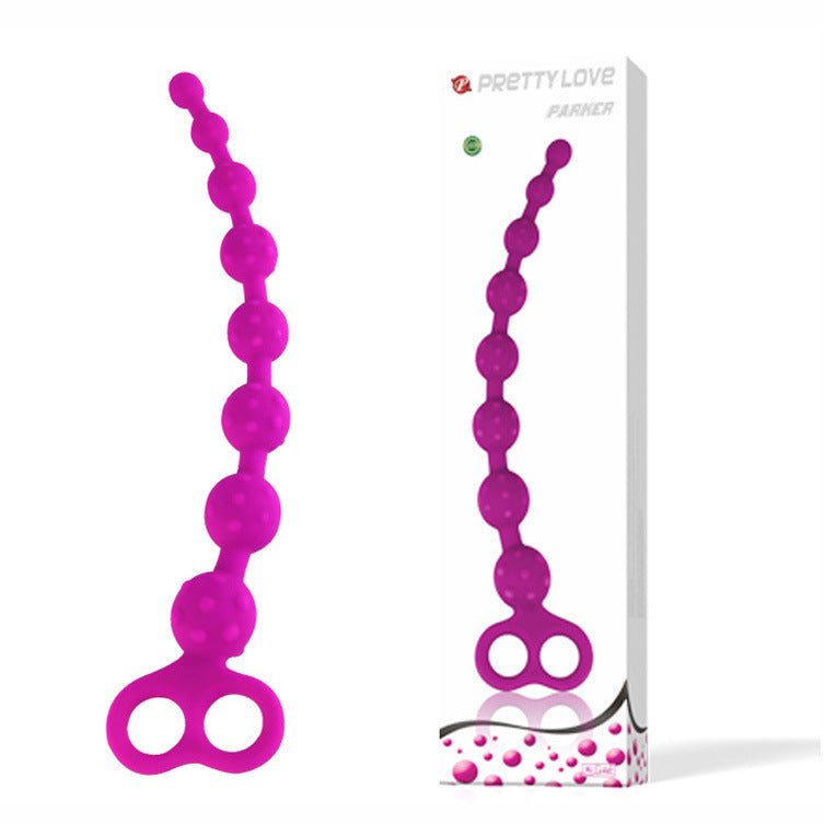 Silicone Pull Bead Vestibular Tool – 285x30mm for Targeted Massage