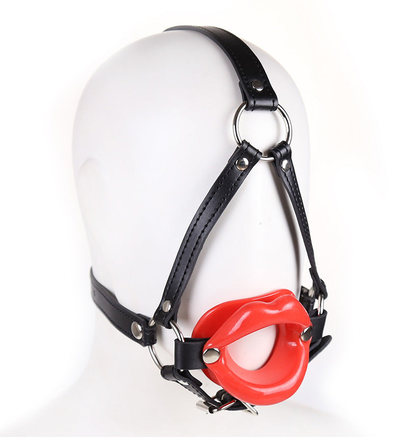 Bondage Leather Mouth Opener – Adjustable Sex Toy with Nails for Adults