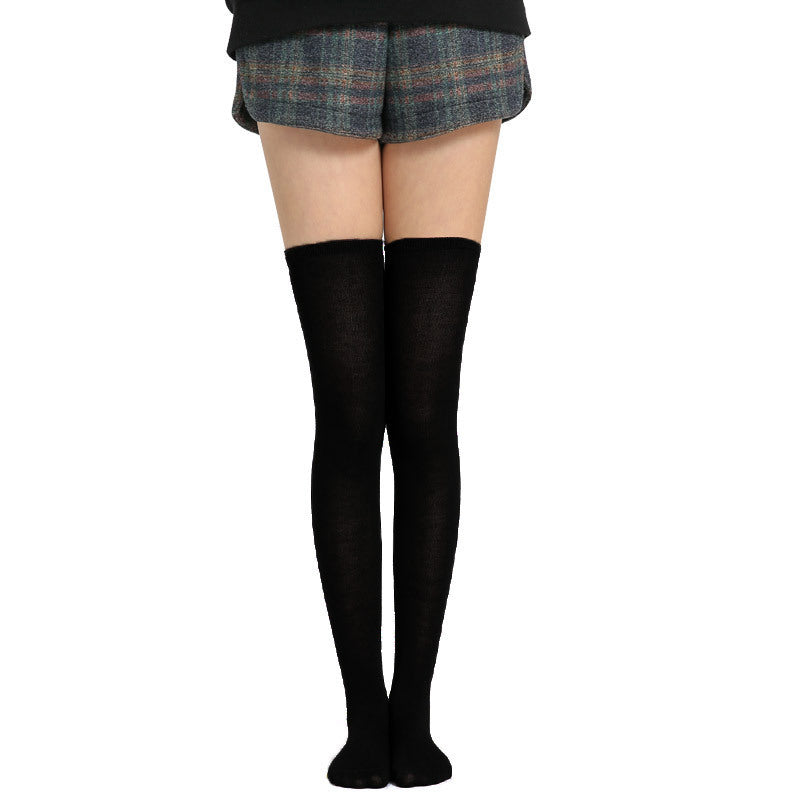 All-Match Women's Dance Pantyhose - Overknee Long Boot Socks with Stripes in Multiple Colors