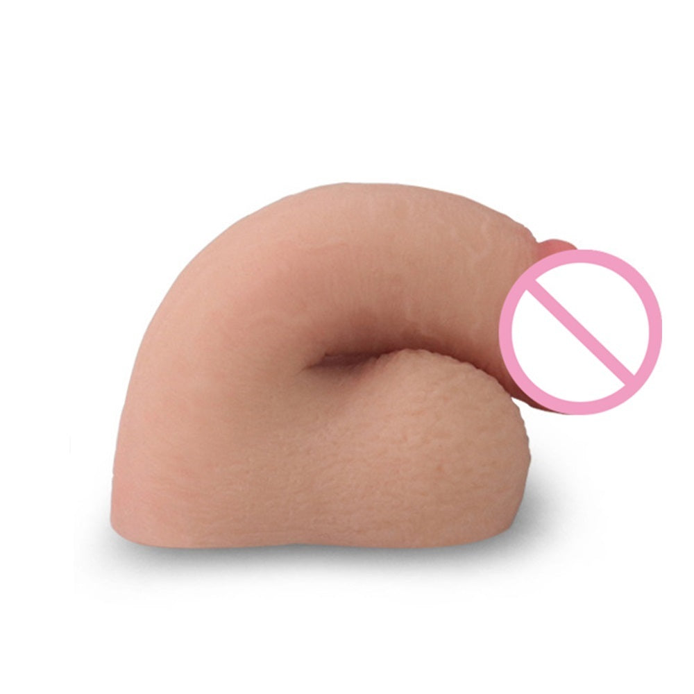 Compact Soft Silicone Women's Masturbation Device - 13.5cm Length, Realistic Feel