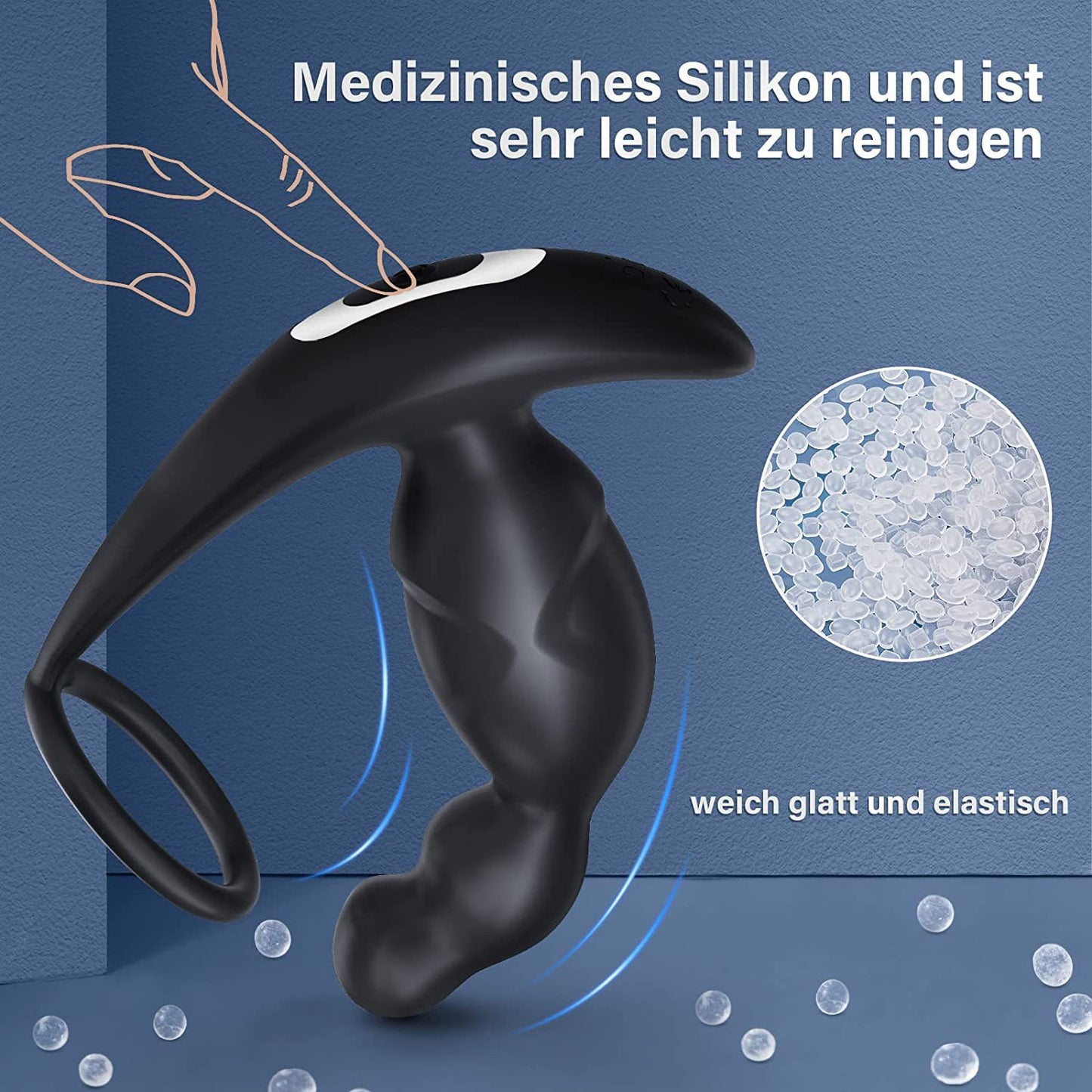 Wireless Remote Control Rechargeable Silicone Toy – App & Remote Controlled