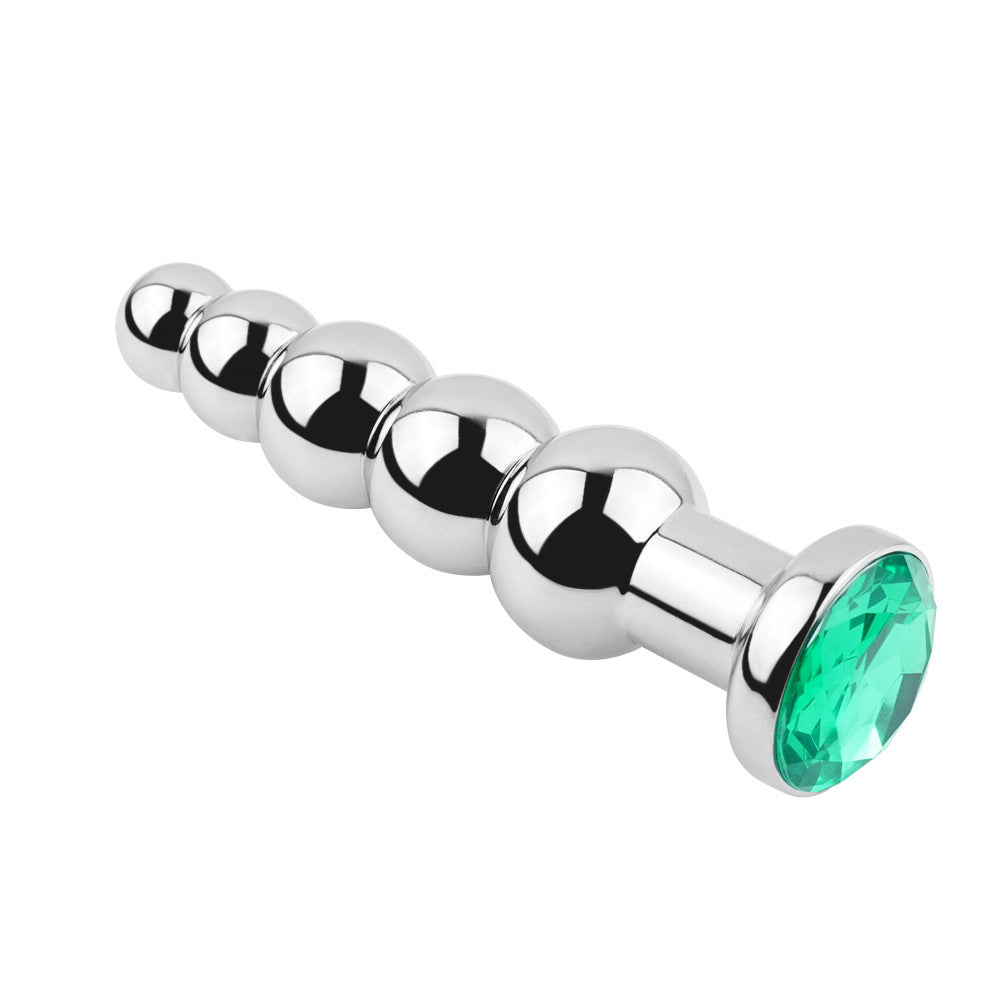 Silver Metal Anal Plug - Iron Tree Design for Sensual Stimulation