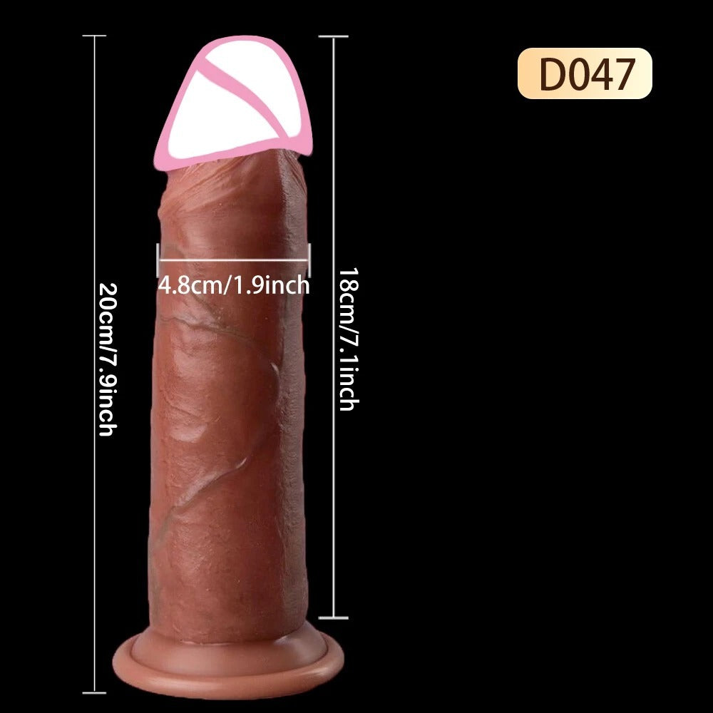 Women's Silicone Soft Manual Masturbation Device - Liquid Silicone, Multiple Styles and Sizes