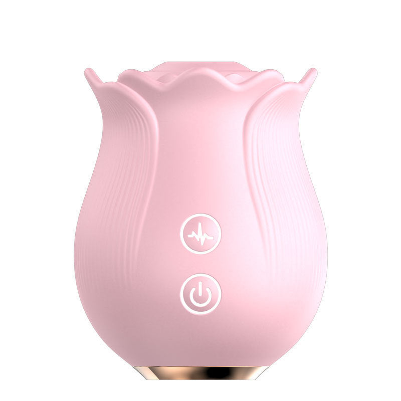 Rose Suction Telescopic Vibrator – Multi-Function Pleasure for Women