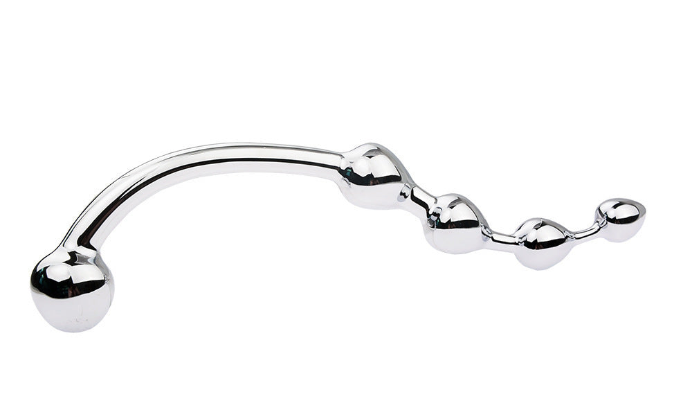4-Piece Metal Pull Bead Anal Plug – Silver & Gold Options