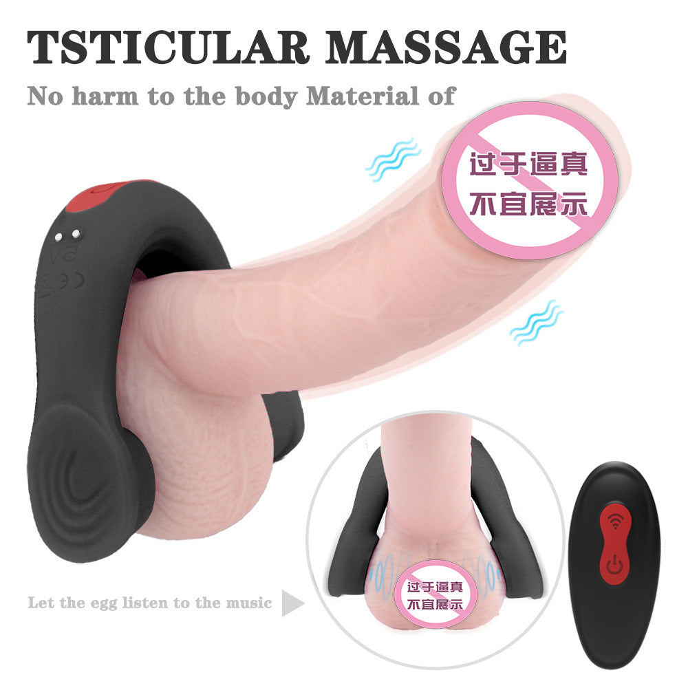 Headset Shape Cock Ring Vibration – Remote Control Silicone Precision Ring
