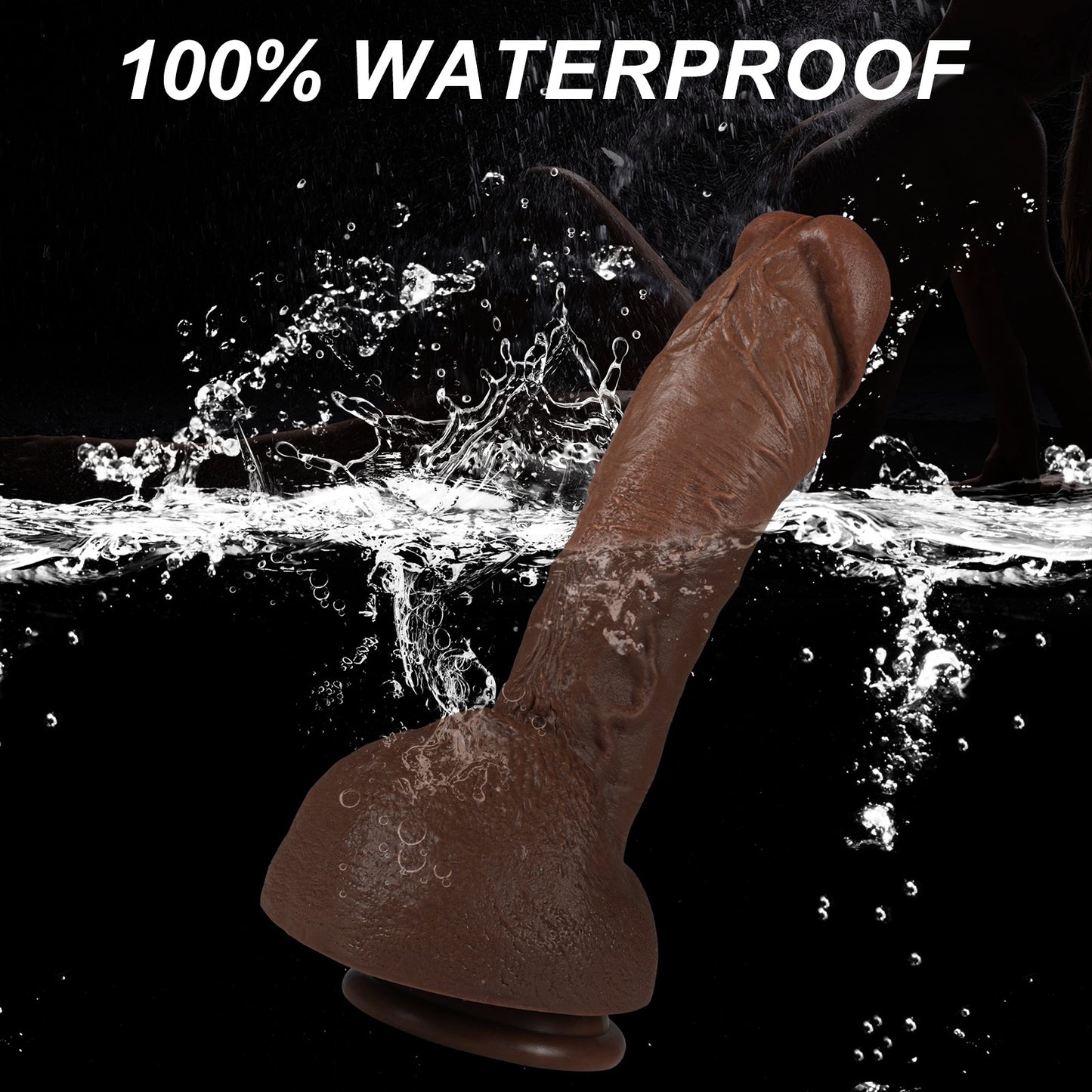 Deluxe Lifesize Vibrator Dildo - Flexible, Waterproof, Realistic Sensation | Sex Toys & Lingerie