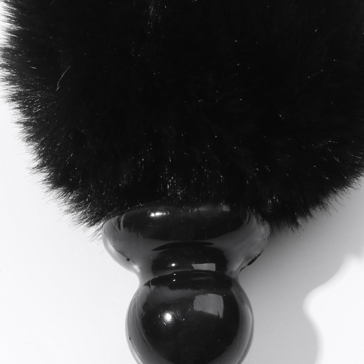 Women's Small Pagoda Thread Silicone Toy – Black and Pink, Compact Sex Toy