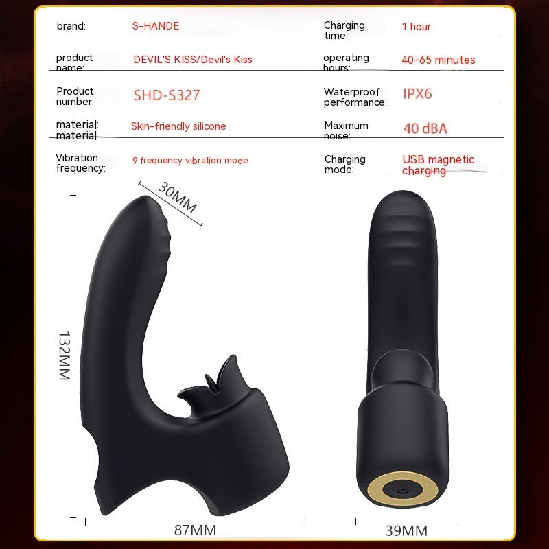 Vibration Finger Sterile Buckle Sleeve – 9-Frequency Silicone Massager