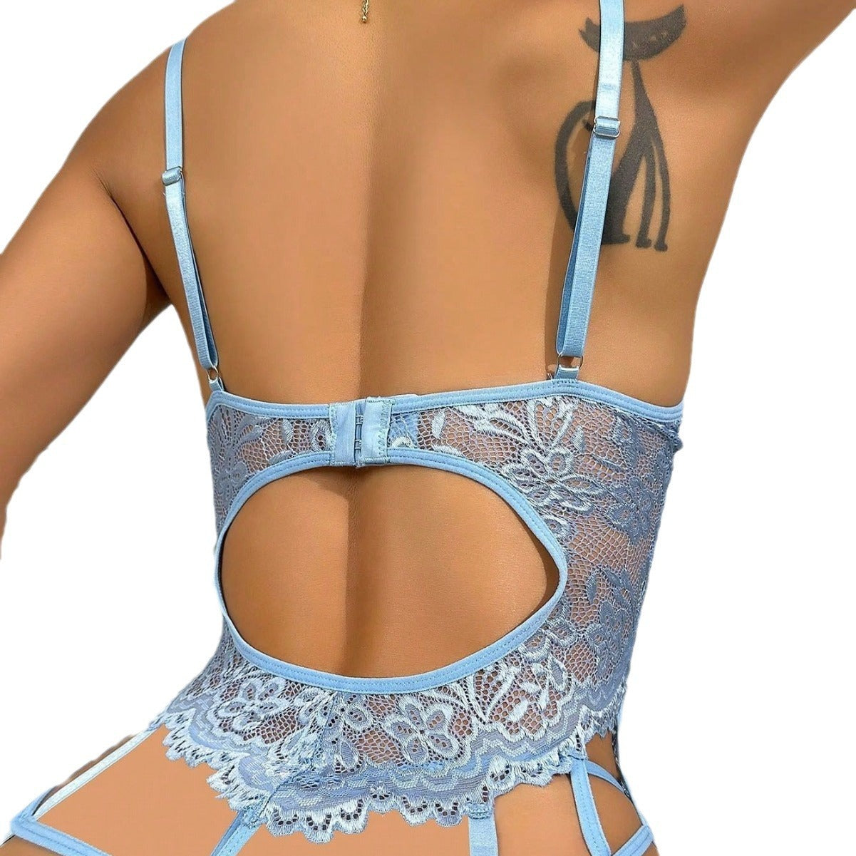 Fashion Personality Lace Bra Set for Women – Luxury Backless Design