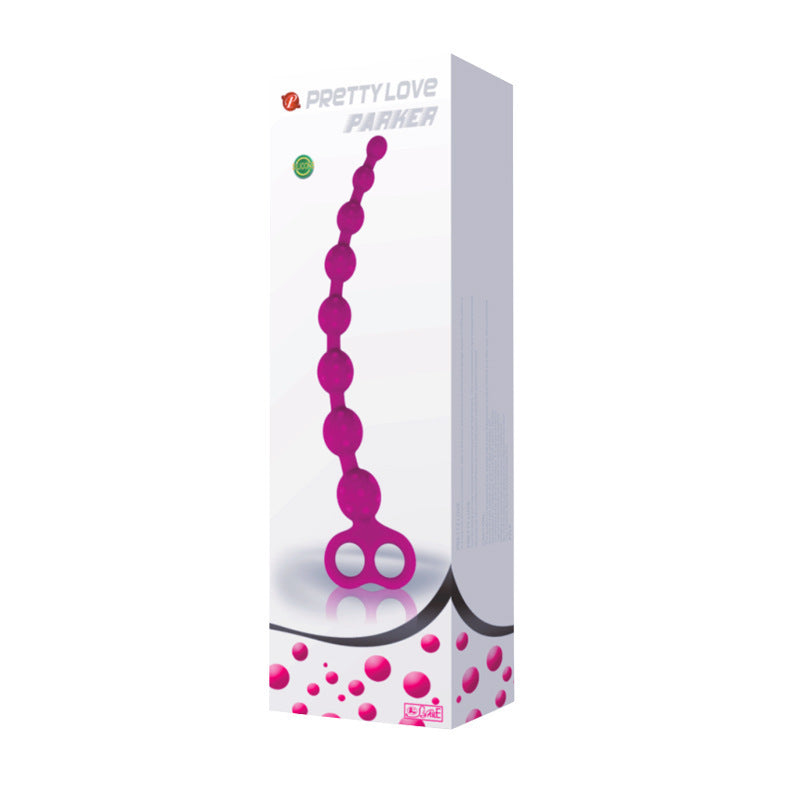 Silicone Pull Bead Vestibular Tool – 285x30mm for Targeted Massage