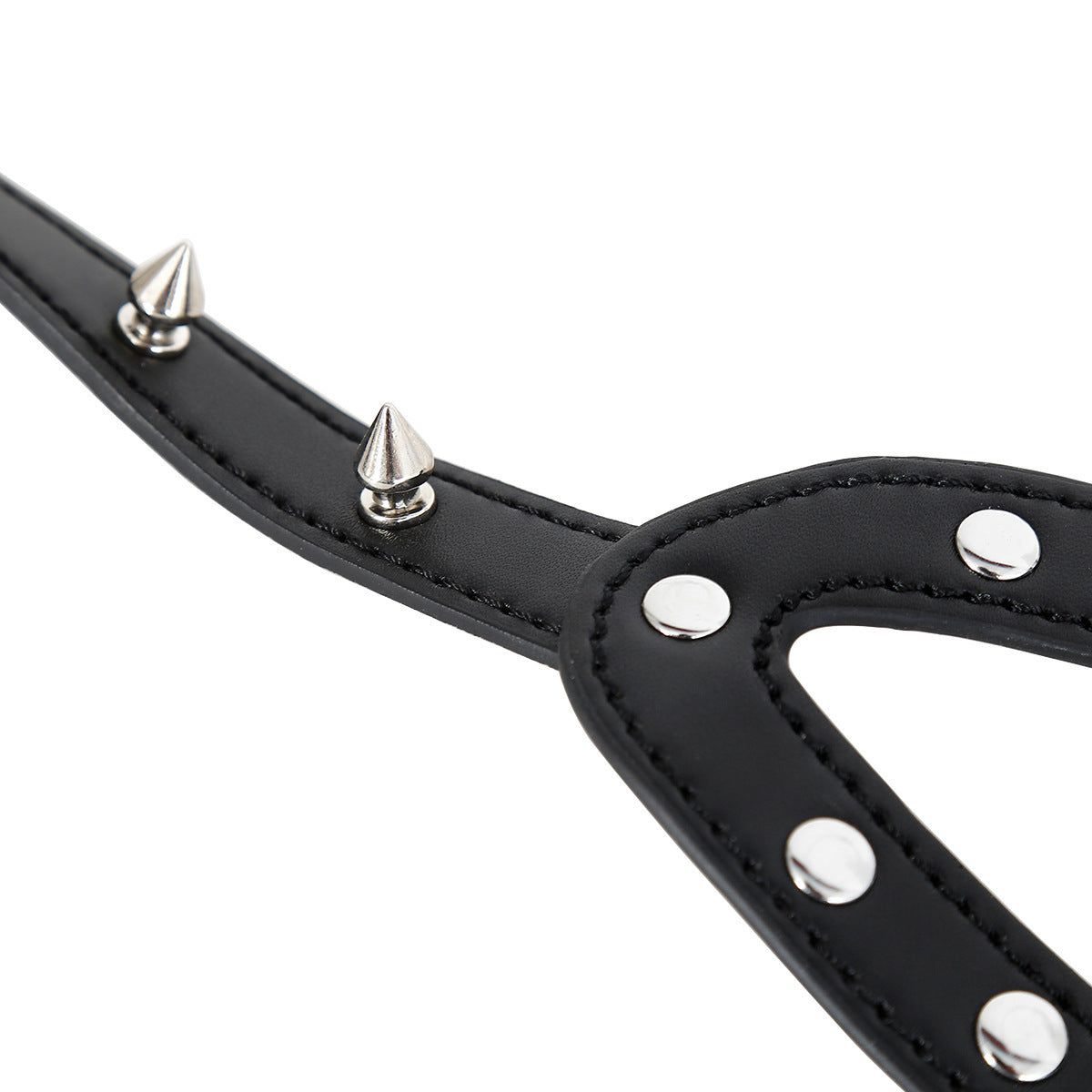 Flirting Bondage Ball Gag | Horse Harness Mouth Restraint - Black & Red