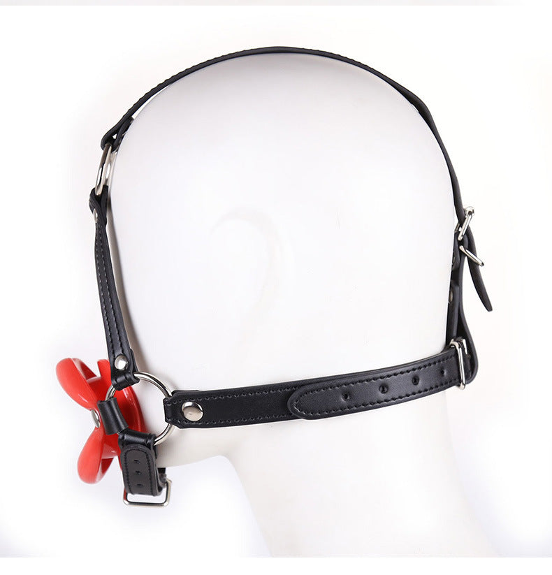 Bondage Leather Mouth Opener – Adjustable Sex Toy with Nails for Adults