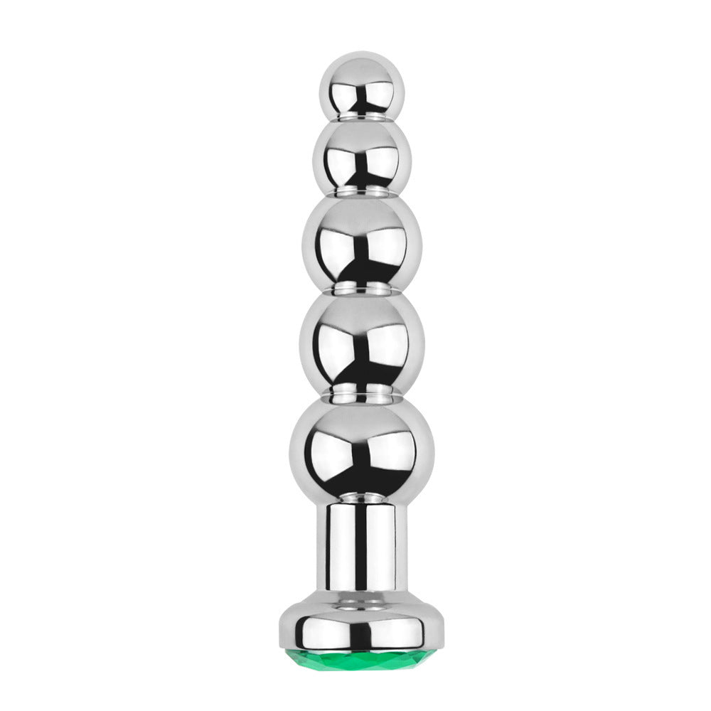 Silver Metal Anal Plug - Iron Tree Design for Sensual Stimulation