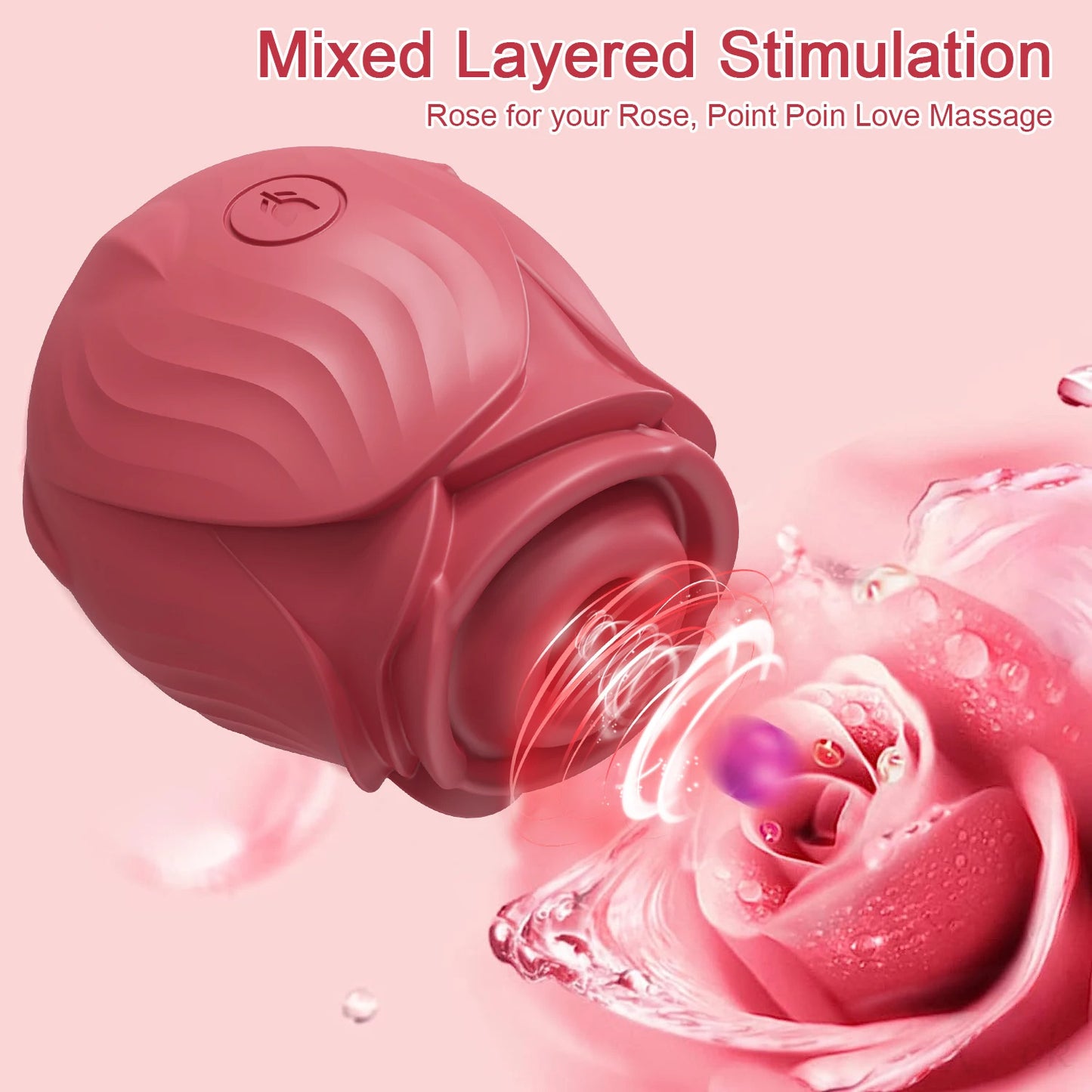 Rose Suckling Jumping Egg – Vibrating Toy for Women