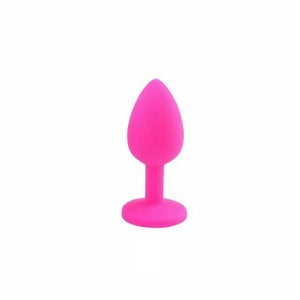Silicone Anal Plug Set with Colorful Diamond Base - Variety of Sizes and Colors
