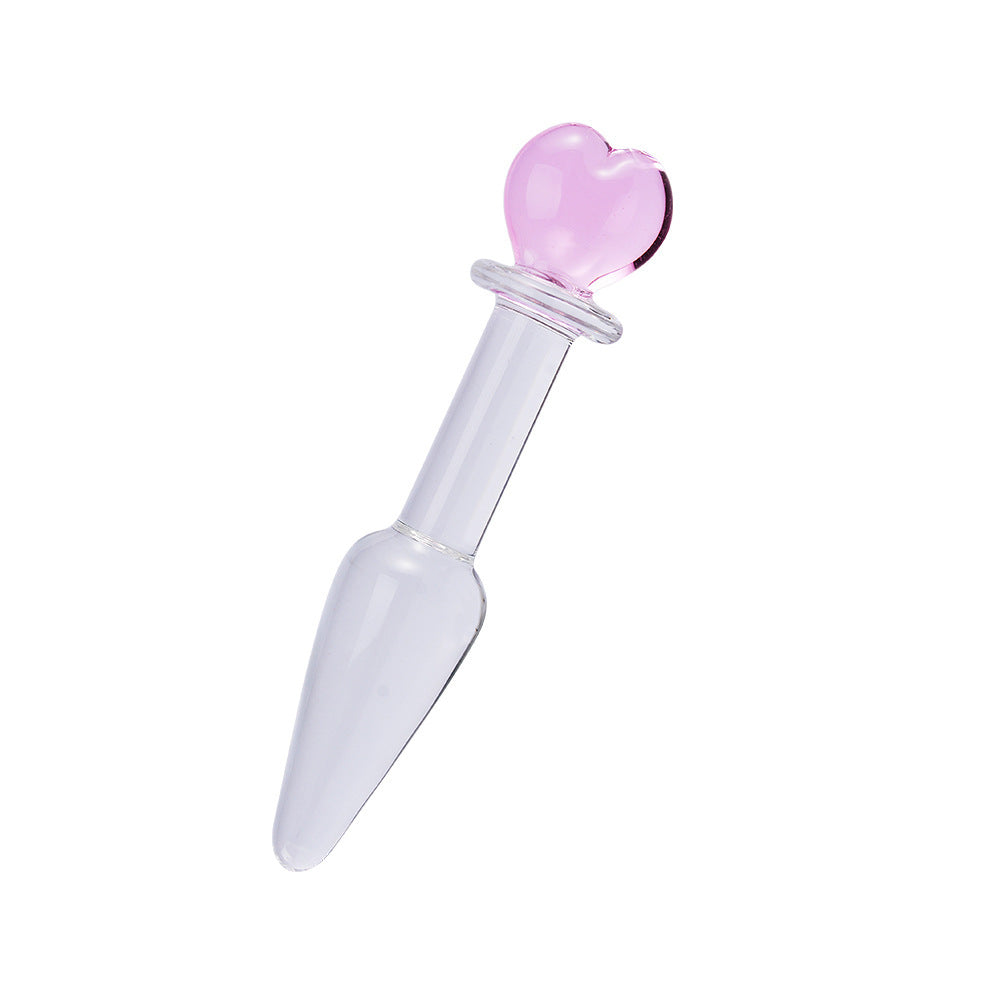 Love Glass Gourd Plug – High Borosilicate Glass, Health Care and Erotic Massage Series