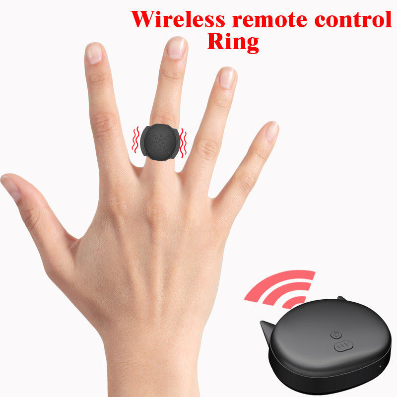 Wireless Remote Control 10-Function Finger Vibration Ring – Versatile Pleasure Device