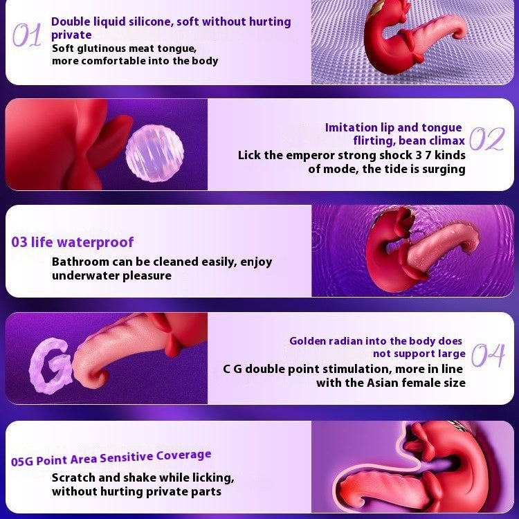 Powerful Silicone U-Shaped Vibrator – Intense Swing Motion for Ultimate Stimulation