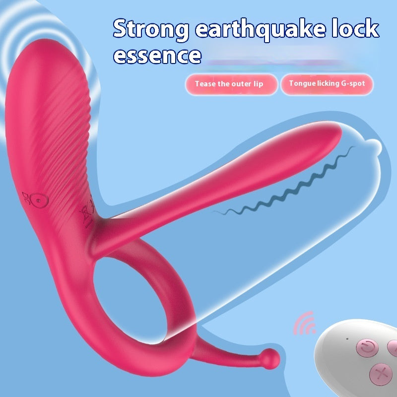 Wireless Remote Control Horseshoe Ring – Liquid Silicone Strong Shock for Men