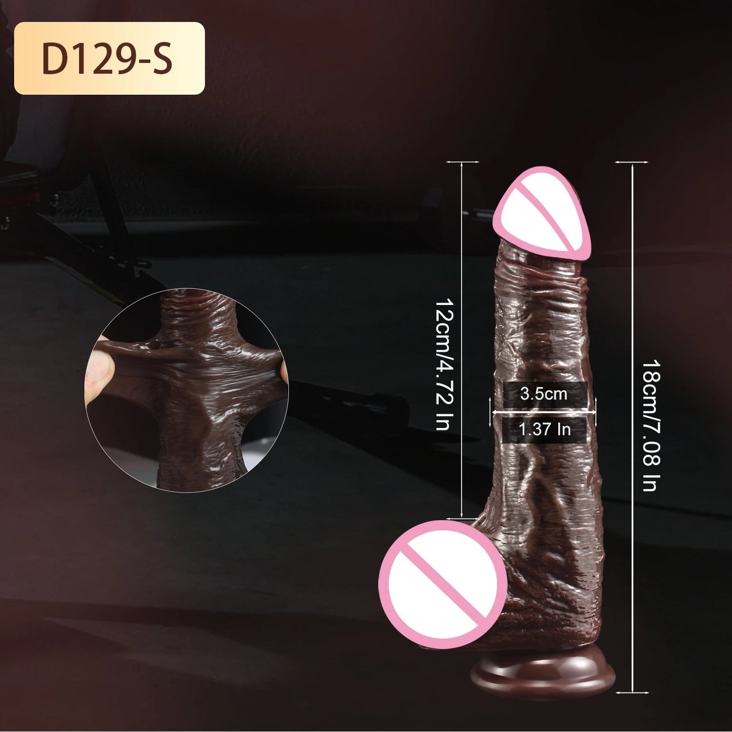 Women's Silicone Soft Manual Masturbation Device - Liquid Silicone, Multiple Styles and Sizes