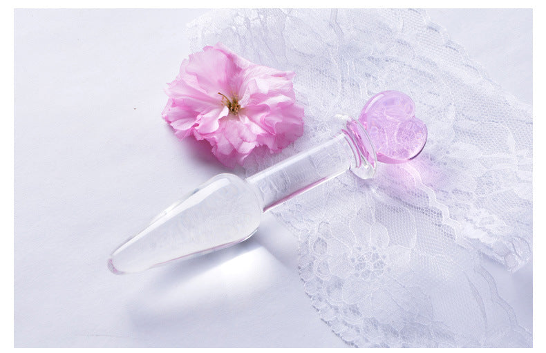 Love Glass Gourd Plug – High Borosilicate Glass, Health Care and Erotic Massage Series